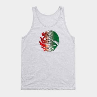 Mexican Flag Eagle Tank Top